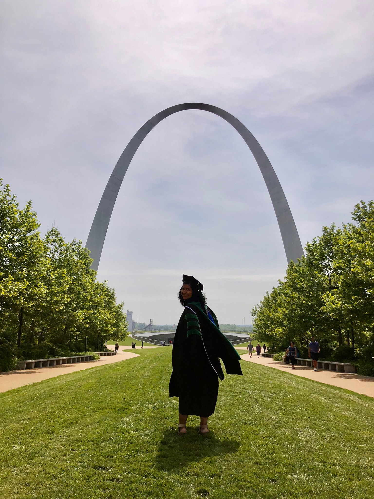 Dr. Divya Gupta on graduation day at Saint Louis University School of Medicine